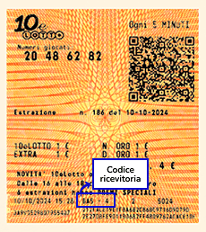 Scontrino 10eLotto 2