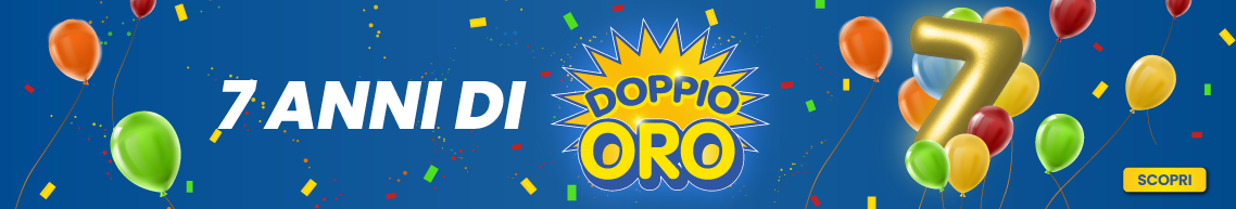 compleanno DOPPIO ORO