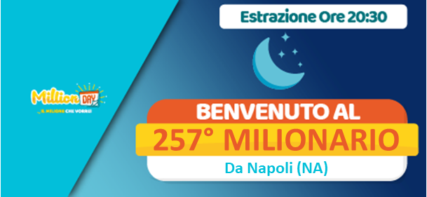 vincita MillionDAY da Napoli