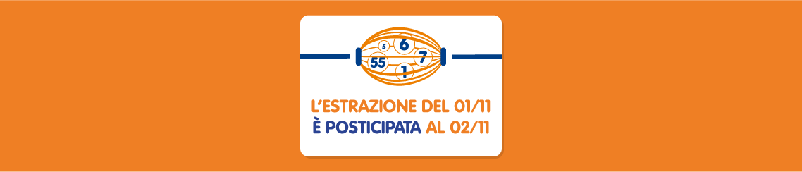 Le estrazioni Lotto del 1° e 02 novembre 2024 cambiano data