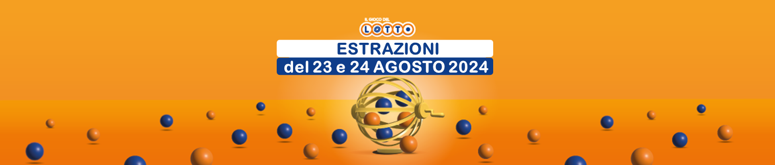 Numeri vincenti Lotto e Simbolotto da venerdì 23 a sabato 24 agosto