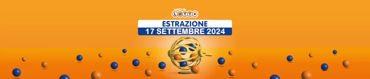 Numeri vincenti Lotto e Simbolotto di martedì 17 settembre 2024