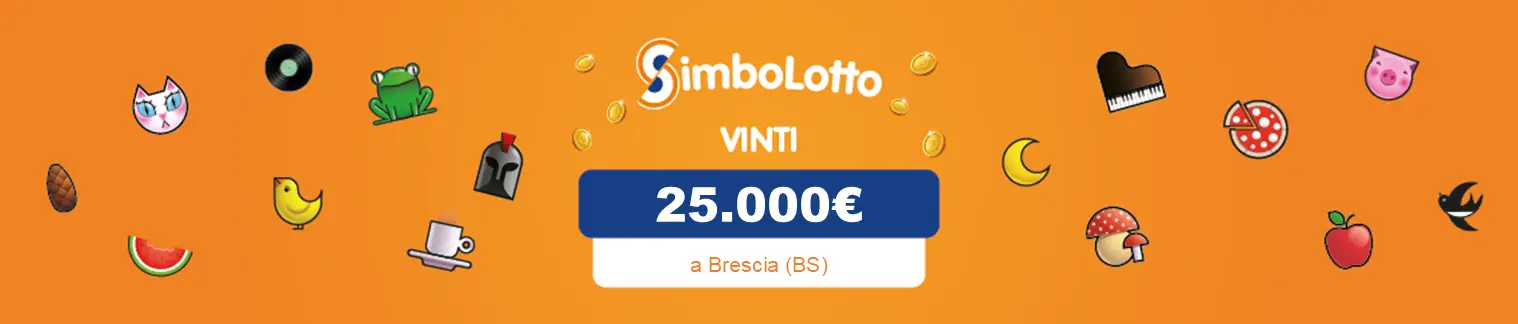 Vincita al Simbolotto da 25.000€ a Brescia